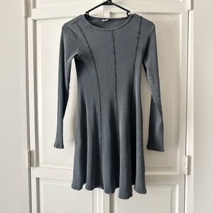 ZARA Rib Midi Dress EUC